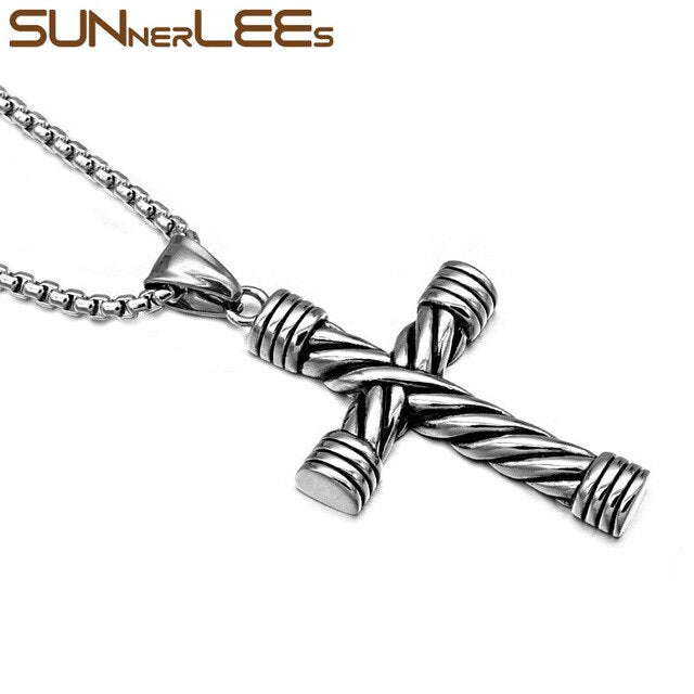 SUNNERLEES Stainless Steel Cross